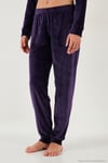 Regular Fit Yumuşak Dokulu Kadife Kadın Pijama Takımı 6094200W4 KOYU MOR