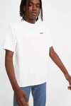 Relaxed Fit Bisiklet Yaka % 100 Pamuk Erkek T Shirt A0637-0000 BEYAZ