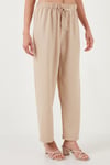 Relaxed Fit Bol Paça Kadın Pantolon 5865826 TAŞ