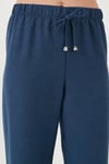 Relaxed Fit Bol Paça Kadın Pantolon 5865826 İNDİGO