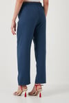 Relaxed Fit Bol Paça Kadın Pantolon 5865826 İNDİGO