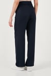 Relaxed Fit Yüksek Bel Bol Paça Kadın Pantolon 673P1012 LACİVERT