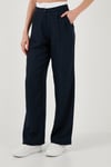 Relaxed Fit Yüksek Bel Bol Paça Kadın Pantolon 673P1012 LACİVERT