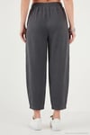 Relaxed Fit Yüksek Bel Daralan Paça Kadın Pantolon 668YP5456 ANTRASİT