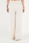 Relaxed Fit Yüksek Bel Geniş Paça Kadın Pantolon 668YP5515 TAŞ