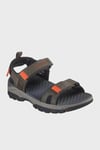 Relaxed Logolu Cırt Cırtlı Erkek Sandalet 205112 OLV Zeytin Yeşil