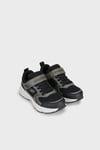 Retro-Graph Logolu Sneaker Erkek Çocuk Ayakkabı 403857L OLBK Zeytin Yeşili-Siyah