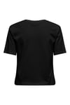 rex % 100 Pamuk Regular Fit V Yaka Kadın T Shirt 15352294 SİYAH