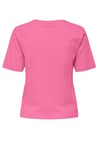 rex % 100 Pamuk Regular Fit V Yaka Kadın T Shirt 15352294 PEMBE