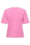 rex % 100 Pamuk Regular Fit Yuvarlak Yaka Kadın T Shirt 15344612 PEMBE