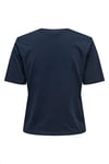 rex % 100 Pamuk Regular Fit Yuvarlak Yaka Kadın T Shirt 15344612 KOYU LACIVERT
