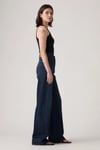 Ribcage Straight Fit Yüksek Bel Düz Paça Jeans Kadın Kot Pantolon 003VD-0003 KOYU MAVİ