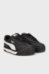 Roma Feminine Wns Logolu Hakiki Deri Sneaker Kadın Ayakkabı 39860902 SİYAH-BEYAZ