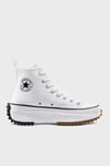 Run Star Hike Bilekli Sneaker Kadın Ayakkabı 166799C 102 BEYAZ-SİYAH