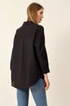 SD Luxury Oversize Bayan Gömlek 6781001 SİYAH