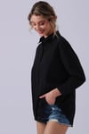 SD Luxury Oversize Bayan Gömlek 6781001 SİYAH
