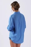 SD Luxury Oversize Kadın Gömlek 6781001 MAVİ
