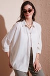 SD Luxury Oversize Kadın Gömlek 6781001 BEJ