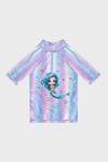 Seastar Desenli Kolay Kuruyan Uv Korumalı Kız Çocuk T Shirt ST2515000005 LİLA