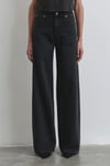 Siena Pamuklu Wide Leg Fit Yüksek Bel Geniş Paça Jeans Kadın Kot Pantolon 1010763-90575 ANTRASİT