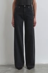Siena Pamuklu Wide Leg Fit Yüksek Bel Geniş Paça Jeans Kadın Kot Pantolon 1010763-90575 ANTRASİT