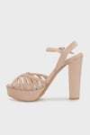 Simli Platform Topuklu Kadın Ayakkabı 34718407023 ROSE