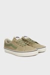 SK8-Low Logolu Süet Sneaker Unisex Ayakkabı VN0009QRD3Z1 HAKİ