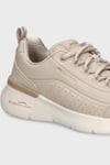 Skech-Air Dynamight Logolu Sneaker Kadın Ayakkabı 150373 NTGD Natural-Gold