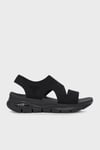Skechers Arch Fit Çapraz Bant Detaylı Kadın Sandalet 119458 BBK SİYAH