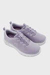 Skechers Arch Fit Logolu File Detaylı Sneaker Kadın Ayakkabı 104377 LAV LAVANTA
