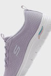 Skechers Arch Fit Logolu File Detaylı Sneaker Kadın Ayakkabı 104377 LAV LAVANTA