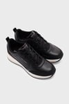 Skechers Billion 2 Logolu Kalın Dolgulu Taban Sneaker Bayan Ayakkabı 177345 BLK SİYAH