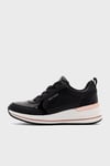 Skechers Billion 2 Logolu Kalın Dolgulu Taban Sneaker Bayan Ayakkabı 177345 BLK SİYAH