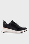 Skechers Billion 2 Logolu Kalın Dolgulu Taban Sneaker Bayan Ayakkabı 177345 BLK SİYAH