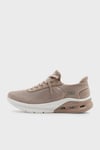 Skechers Bobs Arc Waves 2.0 Logolu File Detaylı Sneaker Kadın Ayakkabı 117638 TAN BEJ