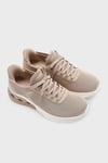Skechers Bobs Arc Waves 2.0 Logolu File Detaylı Sneaker Kadın Ayakkabı 117638 TAN BEJ