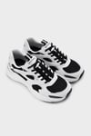 Skechers Bobs Logolu Kalın Taban Sneaker Kadın Ayakkabı 117354 BKW SİYAH-BEYAZ
