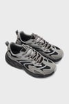 Skechers Bobs Logolu Kalın Tabanlı Sneaker Erkek Ayakkabı 118326 GYBK GRİ-SİYAH