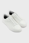 Skechers Court Logolu Kalın Taban Sneaker Erkek Ayakkabı 183177 WHT BEYAZ