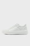 Skechers Court Logolu Kalın Taban Sneaker Erkek Ayakkabı 183177 WHT BEYAZ