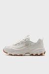 Skechers D'Lites Deri Logolu Kalın Taban Sneaker Bayan Ayakkabı 149807 OFWT BEYAZ
