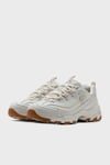 Skechers D'Lites Deri Logolu Kalın Taban Sneaker Bayan Ayakkabı 149807 OFWT BEYAZ