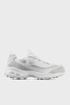 Skechers D'Lites - Glimmer Eve Deri Logolu Sneaker Kadın Ayakkabı 13155 WSL BEYAZ-GÜMÜŞ