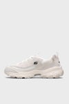 Skechers D'Lites Süet Detaylı Logolu Sneaker Bayan Ayakkabı 13147 OFWT BEYAZ