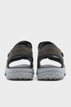Skechers Escape Logolu Cırt Cırtlı Erkek Sandalet 237588 NTGY Naturel-Gri