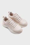 Skechers Hazel Logolu Metalik Detaylı Kalın Taban Sneaker Bayan Ayakkabı 177575 NAT Naturel-Kahverengi