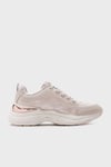 Skechers Hazel Logolu Metalik Detaylı Kalın Taban Sneaker Bayan Ayakkabı 177575 NAT Naturel-Kahverengi