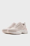Skechers Hazel Logolu Metalik Detaylı Kalın Taban Sneaker Bayan Ayakkabı 177575 NAT Naturel-Kahverengi