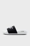 Skechers Hyper Slide - Deriver Logolu Erkek Terlik 246020 BKW SİYAH-BEYAZ