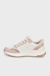 Skechers Logolu Memory Foam Sneaker Kadın Ayakkabı 117741 NTMT Naturel-Pudra